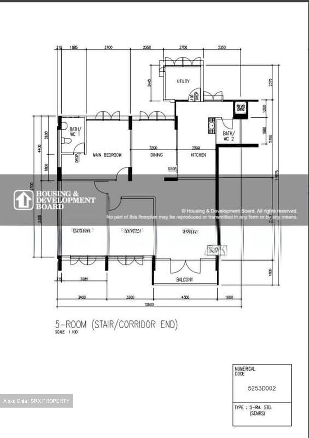 Blk 305 Teck Ghee Vista (Ang Mo Kio), HDB 5 Rooms #579717641